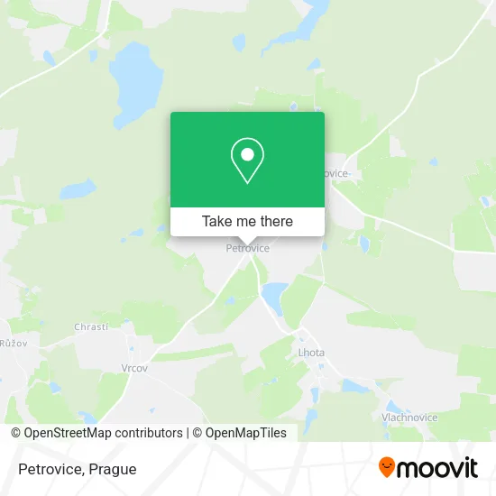 Карта Petrovice