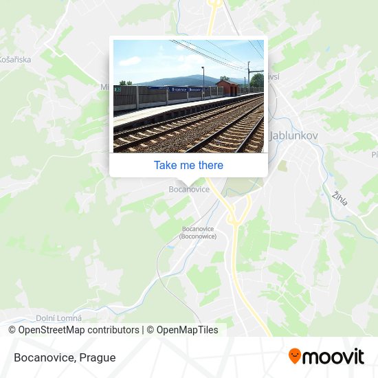Карта Bocanovice