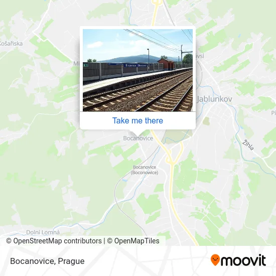 Карта Bocanovice