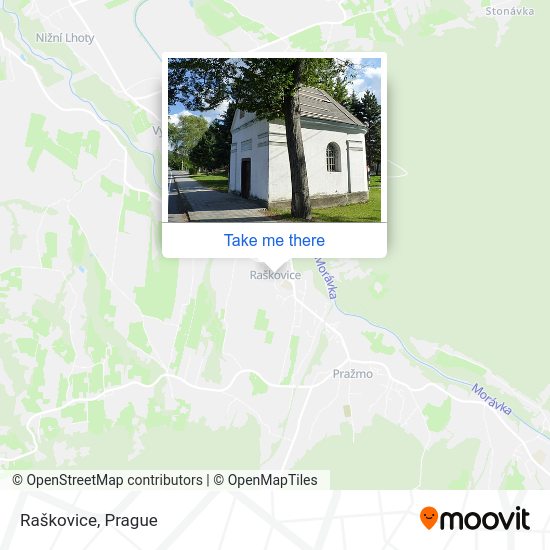 Карта Raškovice