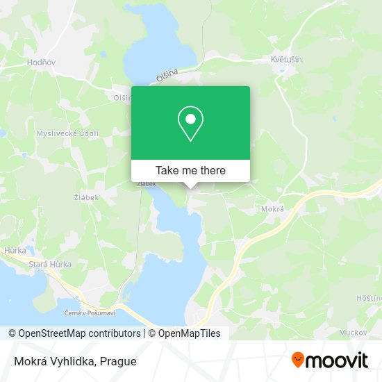 Карта Mokrá Vyhlidka
