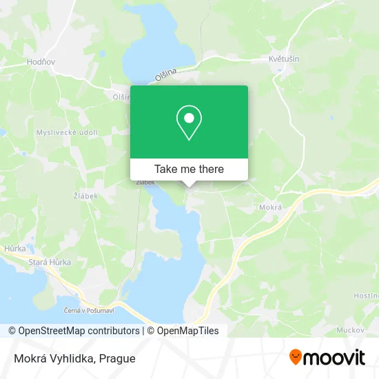 Карта Mokrá Vyhlidka