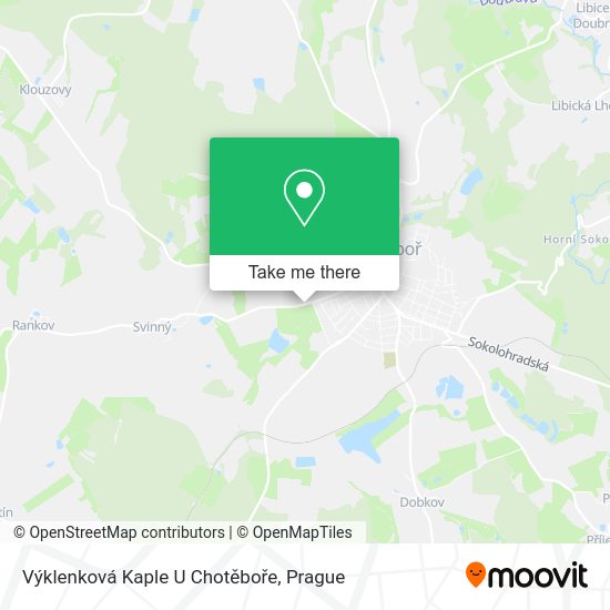 Výklenková Kaple U Chotěboře map