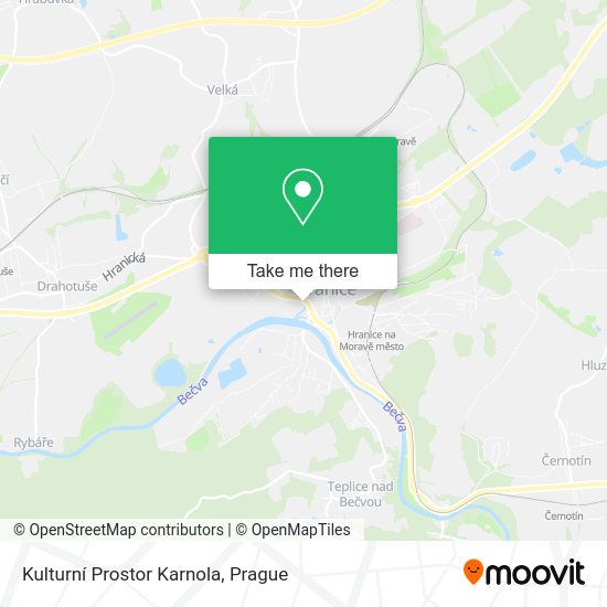 Kulturní Prostor Karnola map