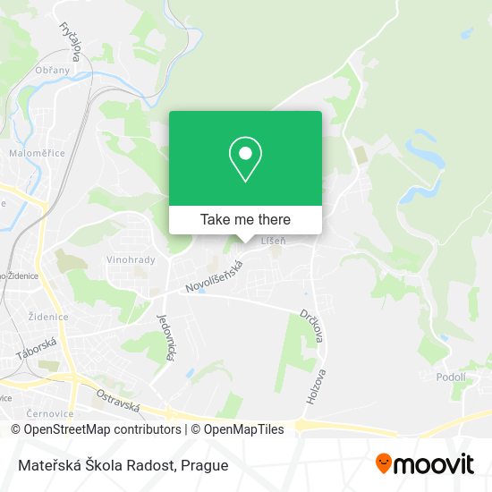 Mateřská Škola Radost map