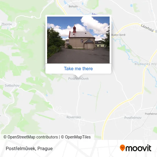 Карта Postřelmůvek