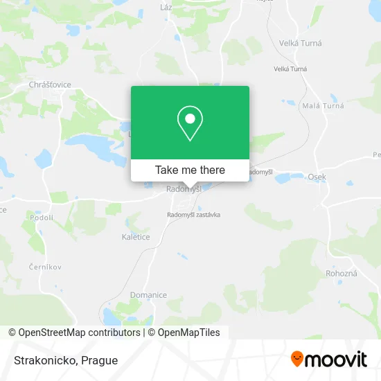 Карта Strakonicko