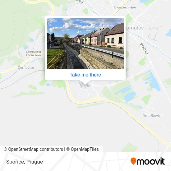 Карта Spořice