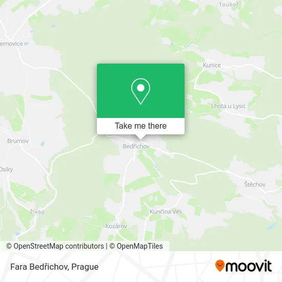 Fara Bedřichov map
