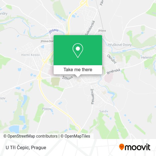 U Tří Čepic map