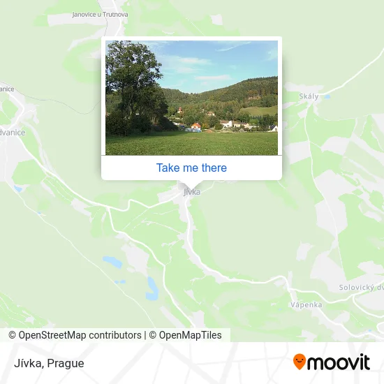 Карта Jívka
