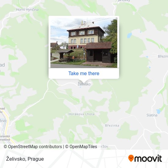 Карта Želivsko