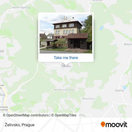 Карта Želivsko