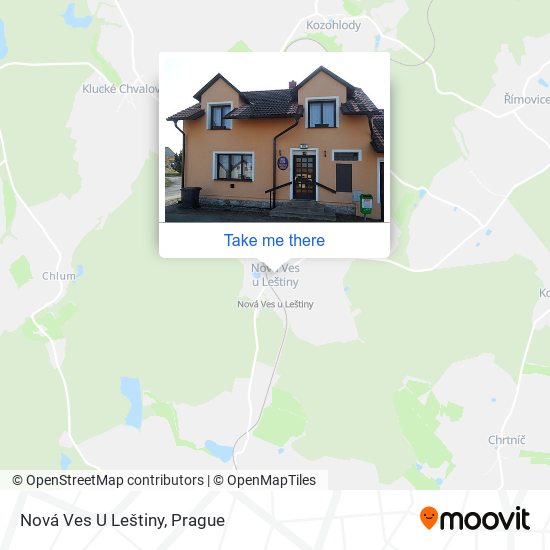 Nová Ves U Leštiny map