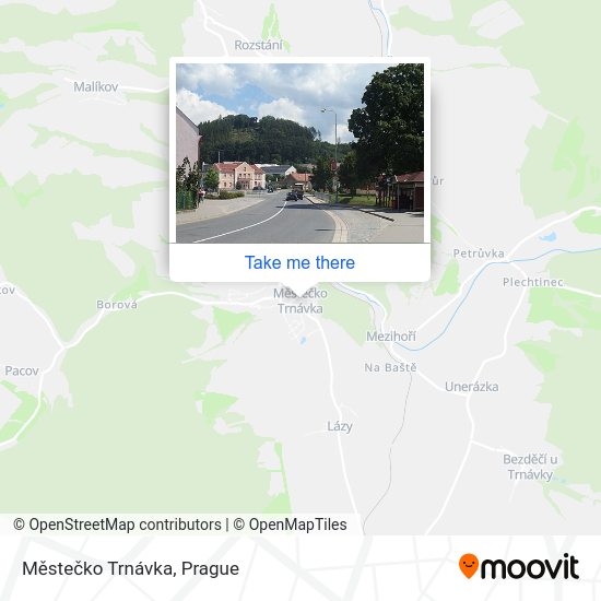 Карта Městečko Trnávka