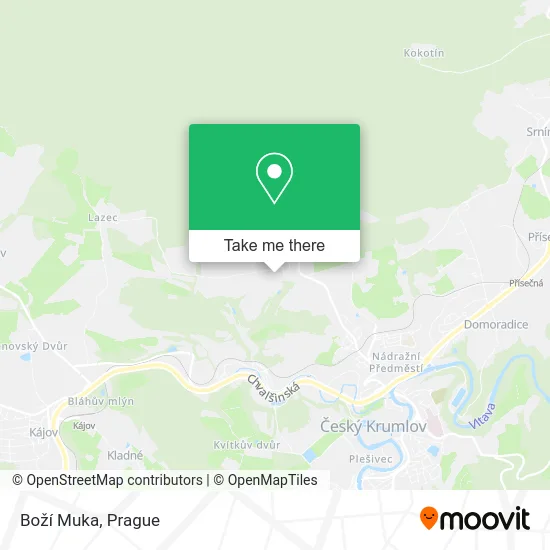 Карта Boží Muka