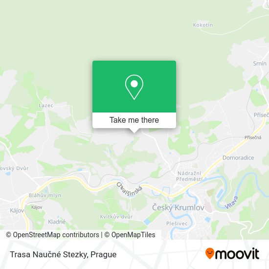Trasa Naučné Stezky map