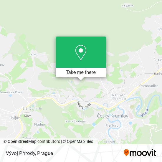 Vývoj Přírody map