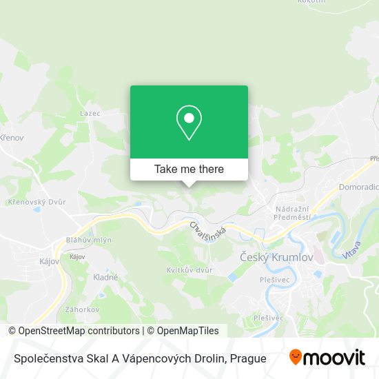 Společenstva Skal A Vápencových Drolin map