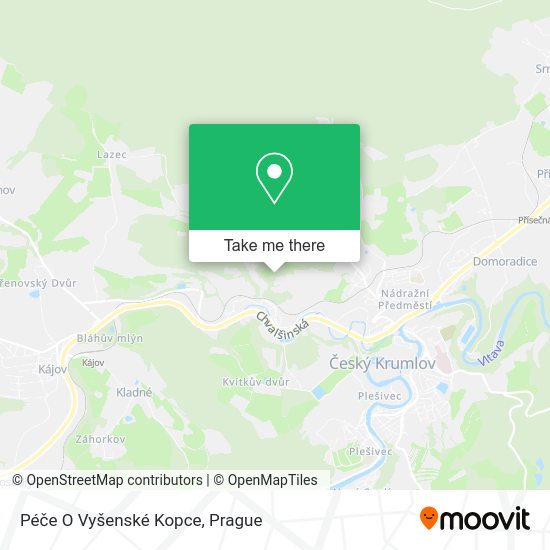 Péče O Vyšenské Kopce map