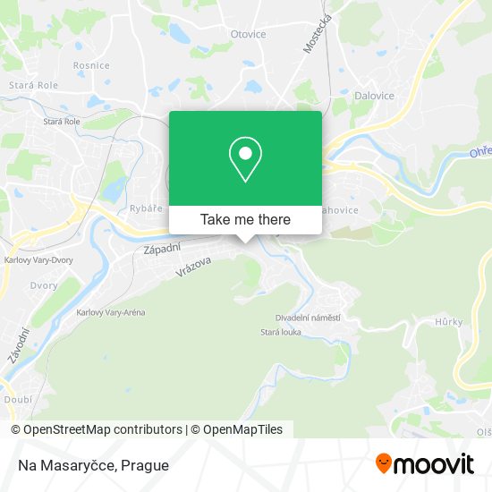 Карта Na Masaryčce