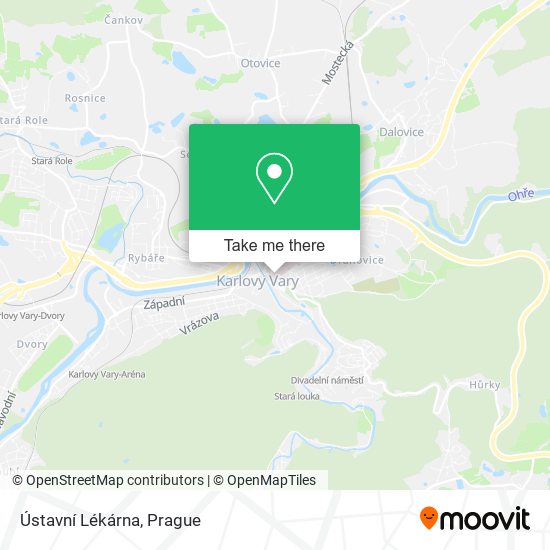 Ústavní Lékárna map