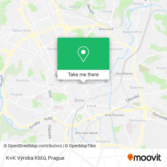 K+K Výroba Klíčů map