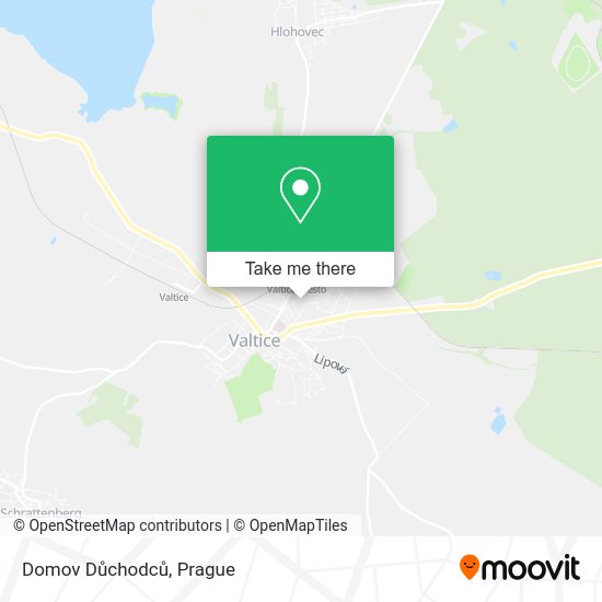 Domov Důchodců map