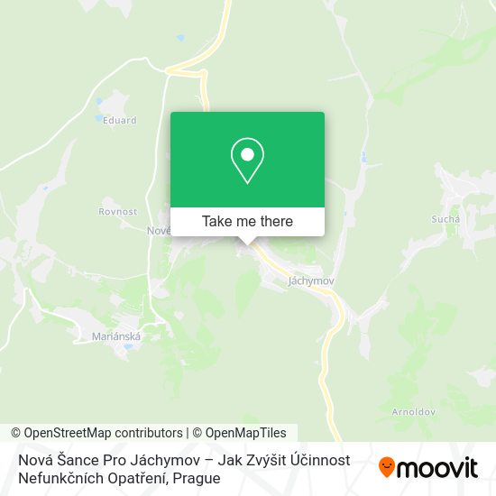 Nová Šance Pro Jáchymov – Jak Zvýšit Účinnost Nefunkčních Opatření map