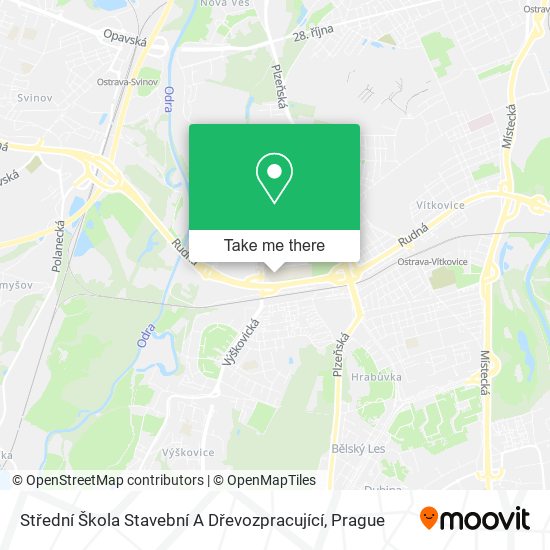 Střední Škola Stavební A Dřevozpracující map