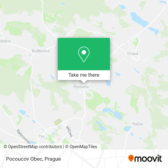 Карта Pocoucov Obec
