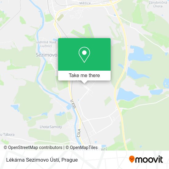 Lékárna Sezimovo Ústí map