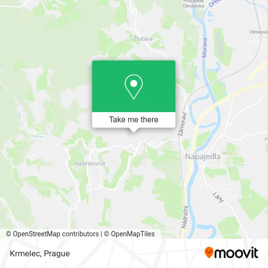 Карта Krmelec