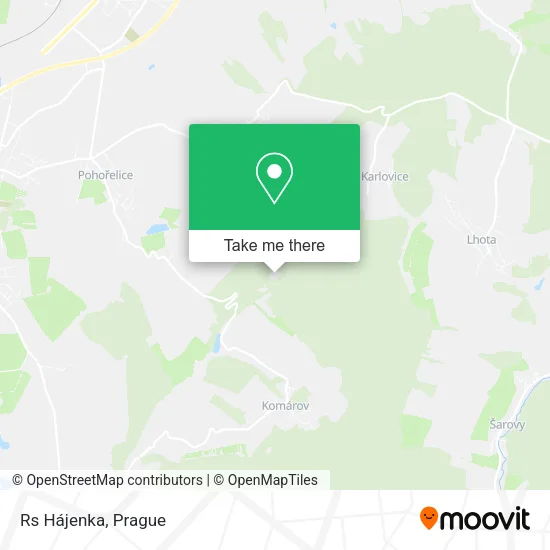 Карта Rs Hájenka