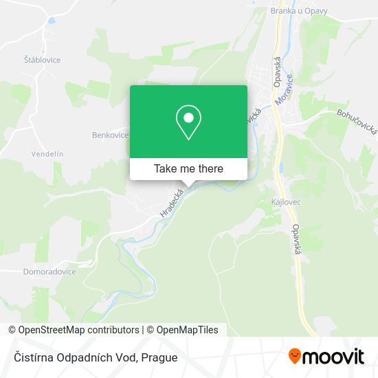 Čistírna Odpadních Vod map