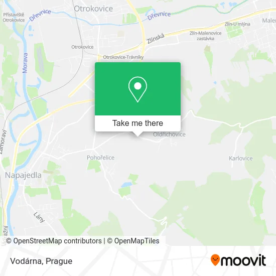 Карта Vodárna