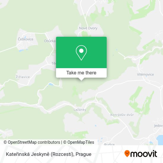Kateřinská Jeskyně (Rozcestí) map