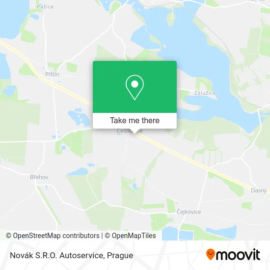 Карта Novák S.R.O. Autoservice