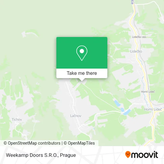 Weekamp Doors S.R.O. map