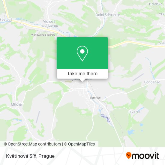 Květinová Síň map