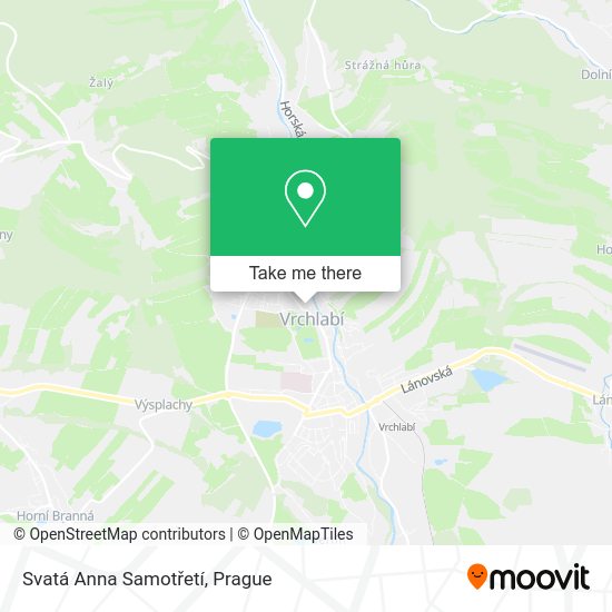 Svatá Anna Samotřetí map