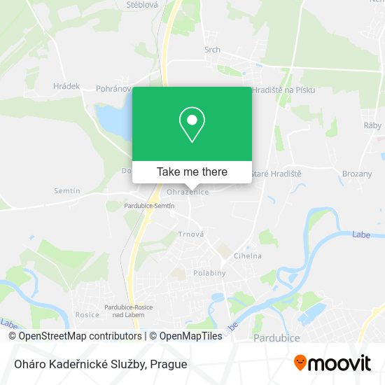 Oháro Kadeřnické Služby map