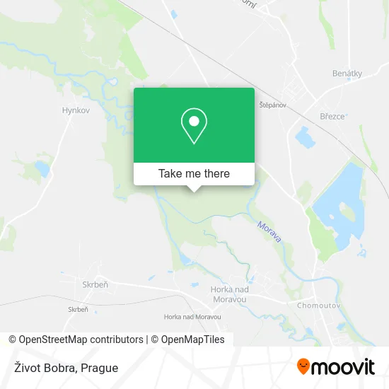 Карта Život Bobra