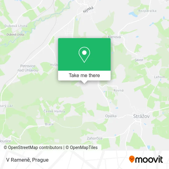 Карта V Rameně