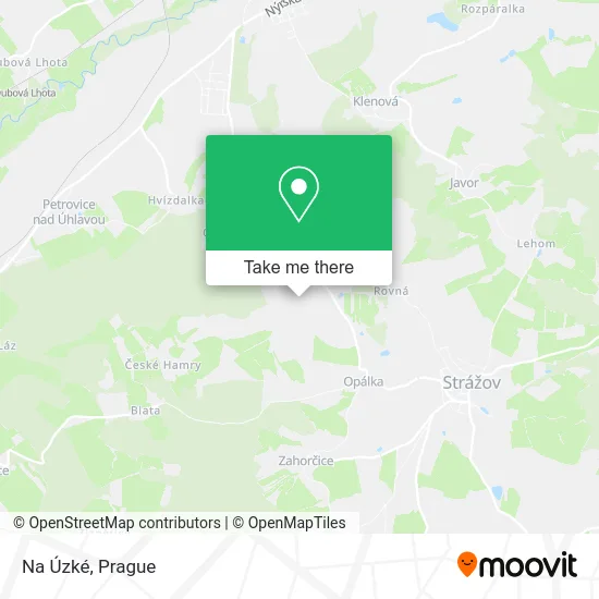 Карта Na Úzké
