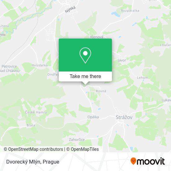 Dvorecký Mlýn map