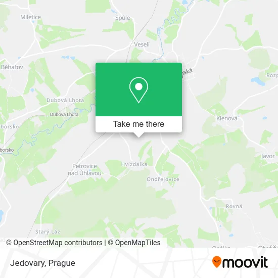 Карта Jedovary