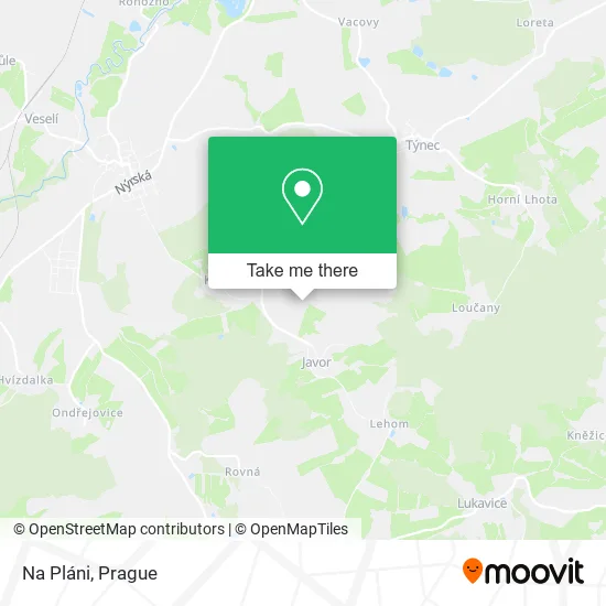Карта Na Pláni