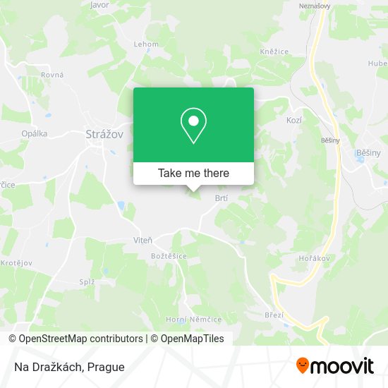 Карта Na Dražkách