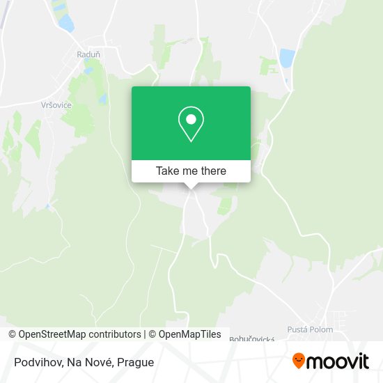 Podvihov, Na Nové map